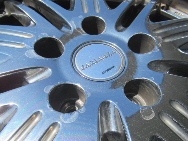 ワーク バリアンッツア19インチ中古４本