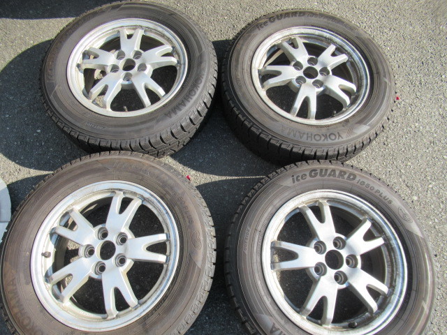 30プリウス純正アルミ付195/65R15アイスガード2015年4本